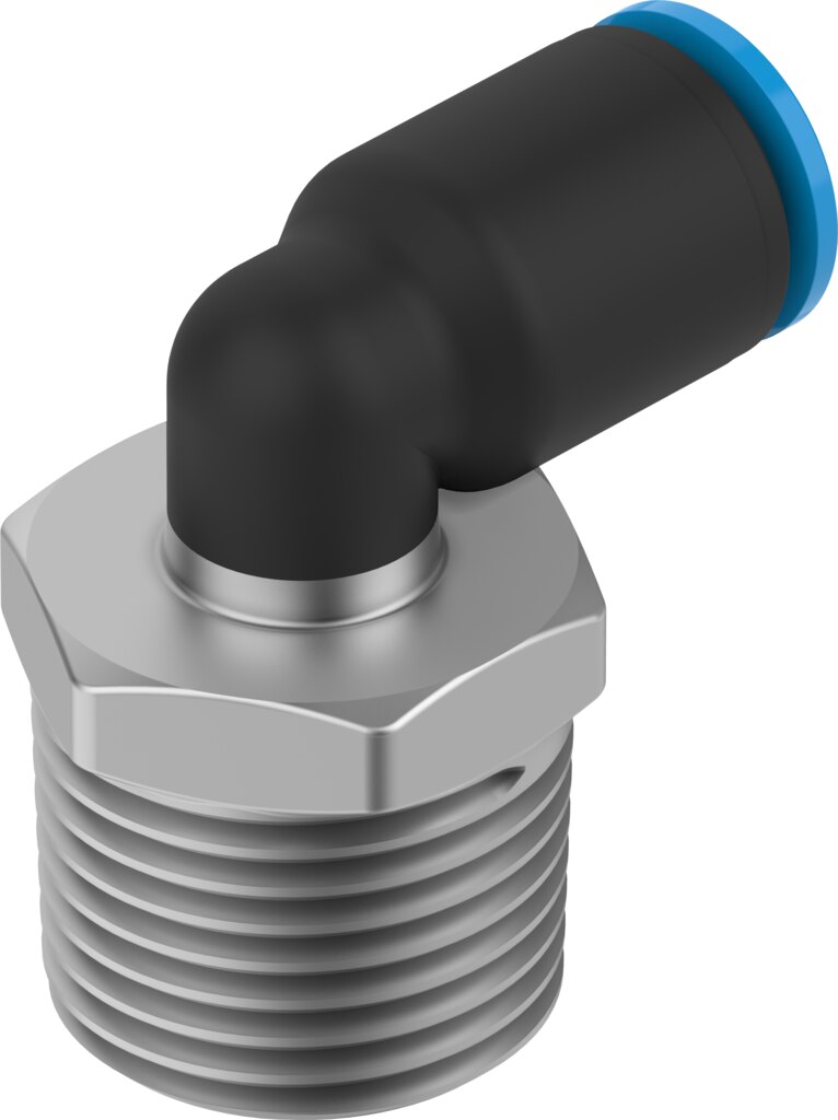 Push-in L-fitting