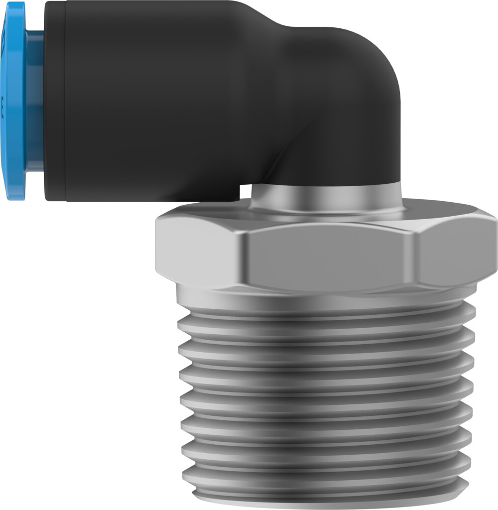 Push-in L-fitting
