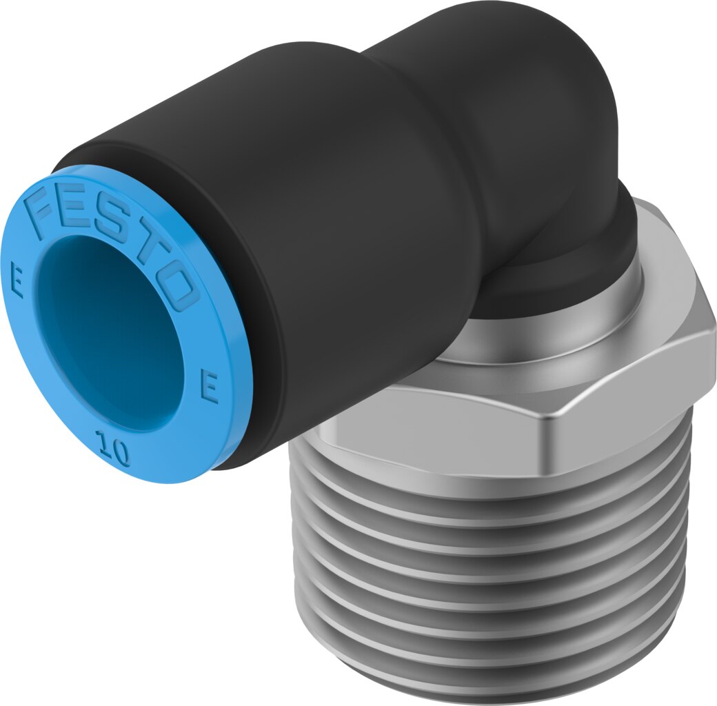 Push-in L-fitting