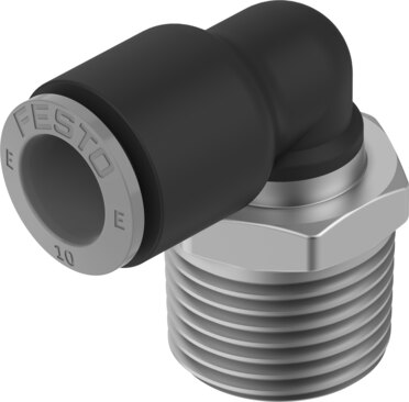 Push-in L-fitting