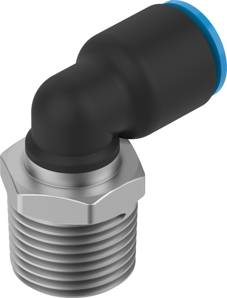 Push-in L-fitting