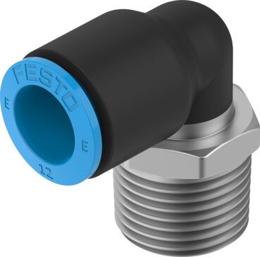 Push-in L-fitting