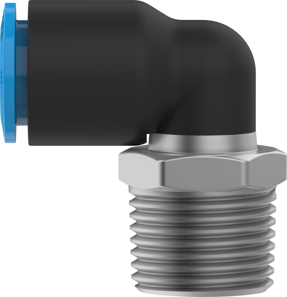 Push-in L-fitting