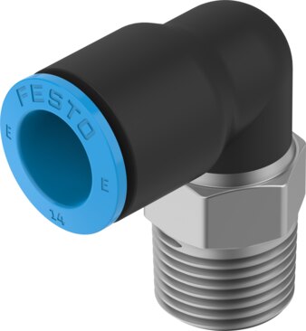 Push-in L-fitting