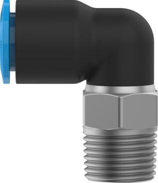 Push-in L-fitting