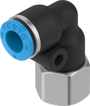 Push-in L-fitting