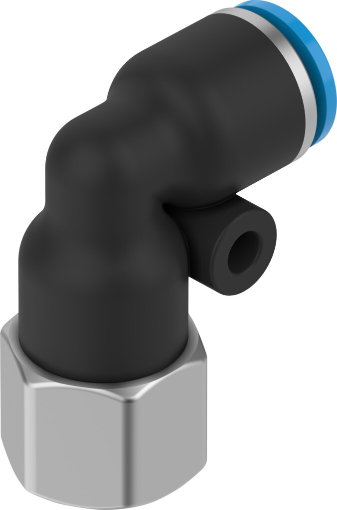 Push-in L-fitting
