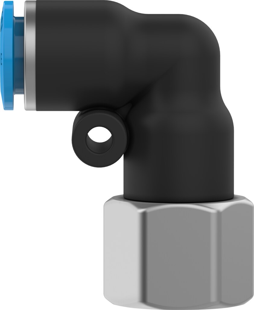 Push-in L-fitting