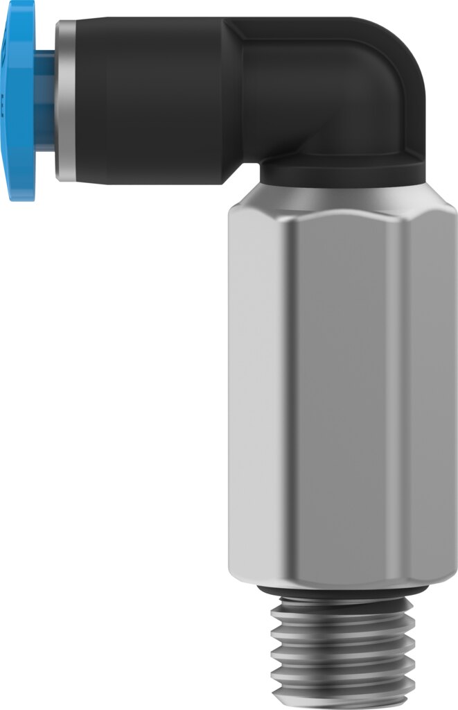 Push-in L-fitting, long