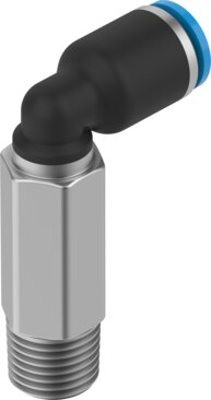 Push-in L-fitting, long
