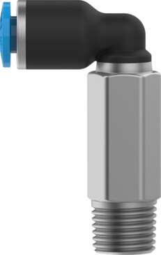 Push-in L-fitting, long