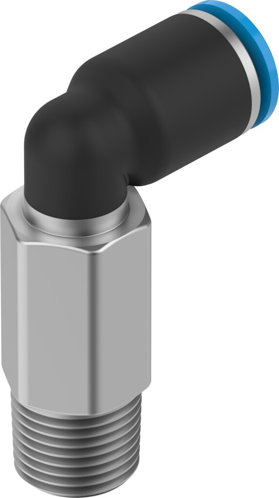 Push-in L-fitting, long