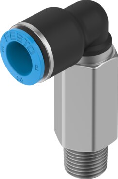 Push-in L-fitting, long