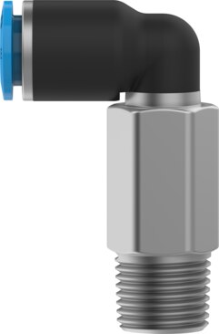 Push-in L-fitting, long