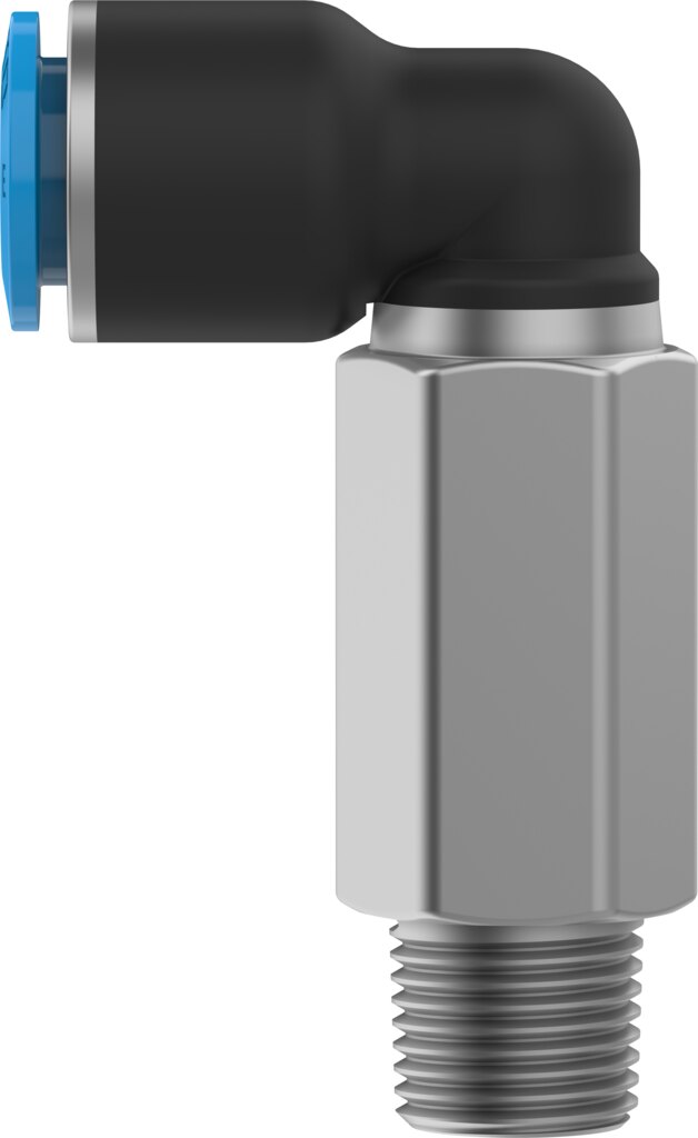Push-in L-fitting, long