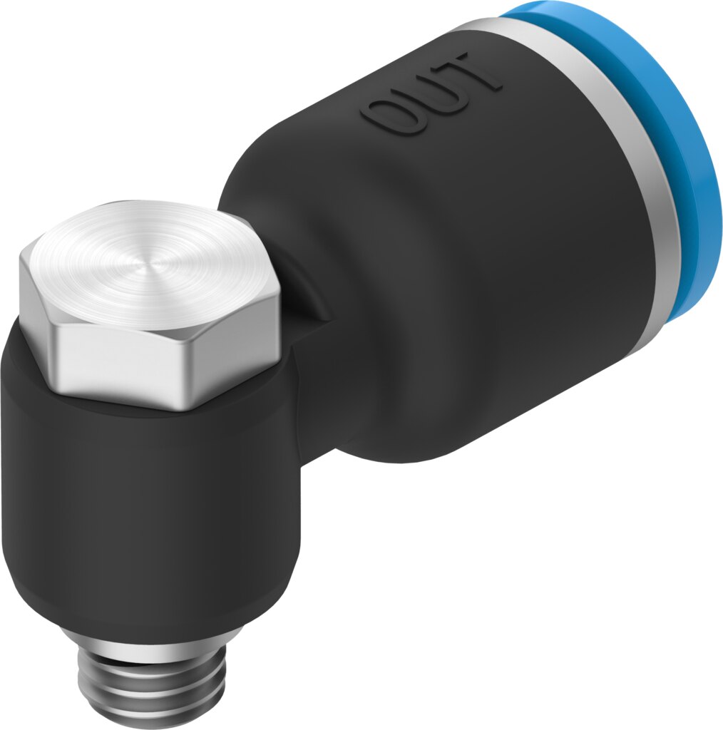 Push-in L-fitting