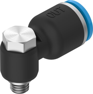 Push-in L-fitting
