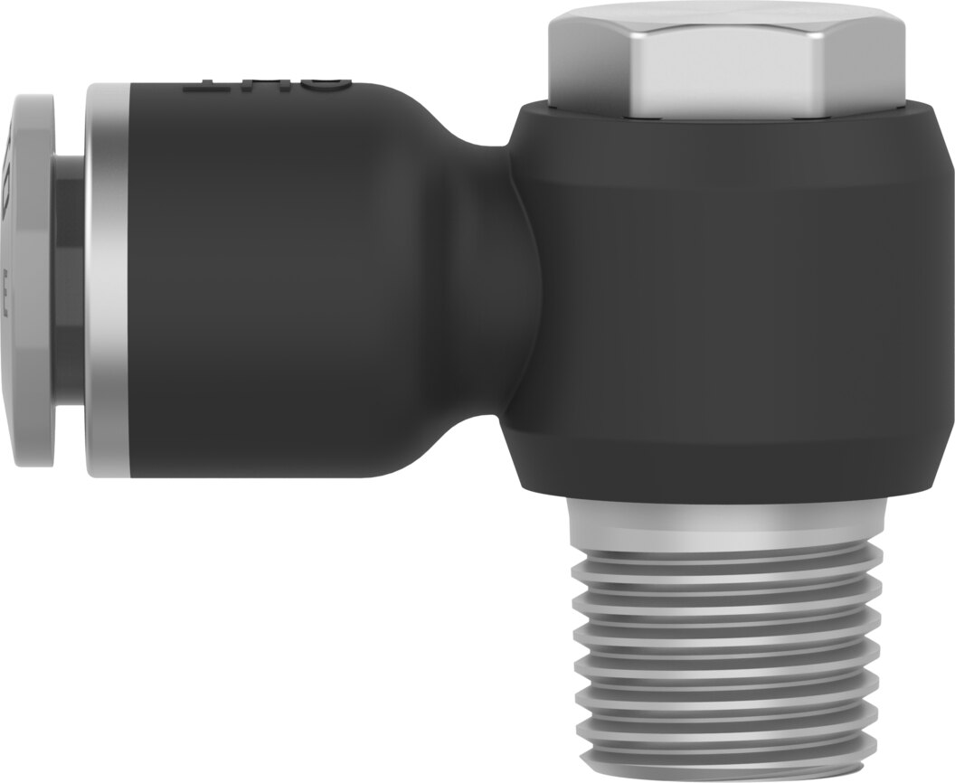 Push-in L-fitting