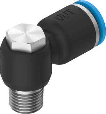Push-in L-fitting