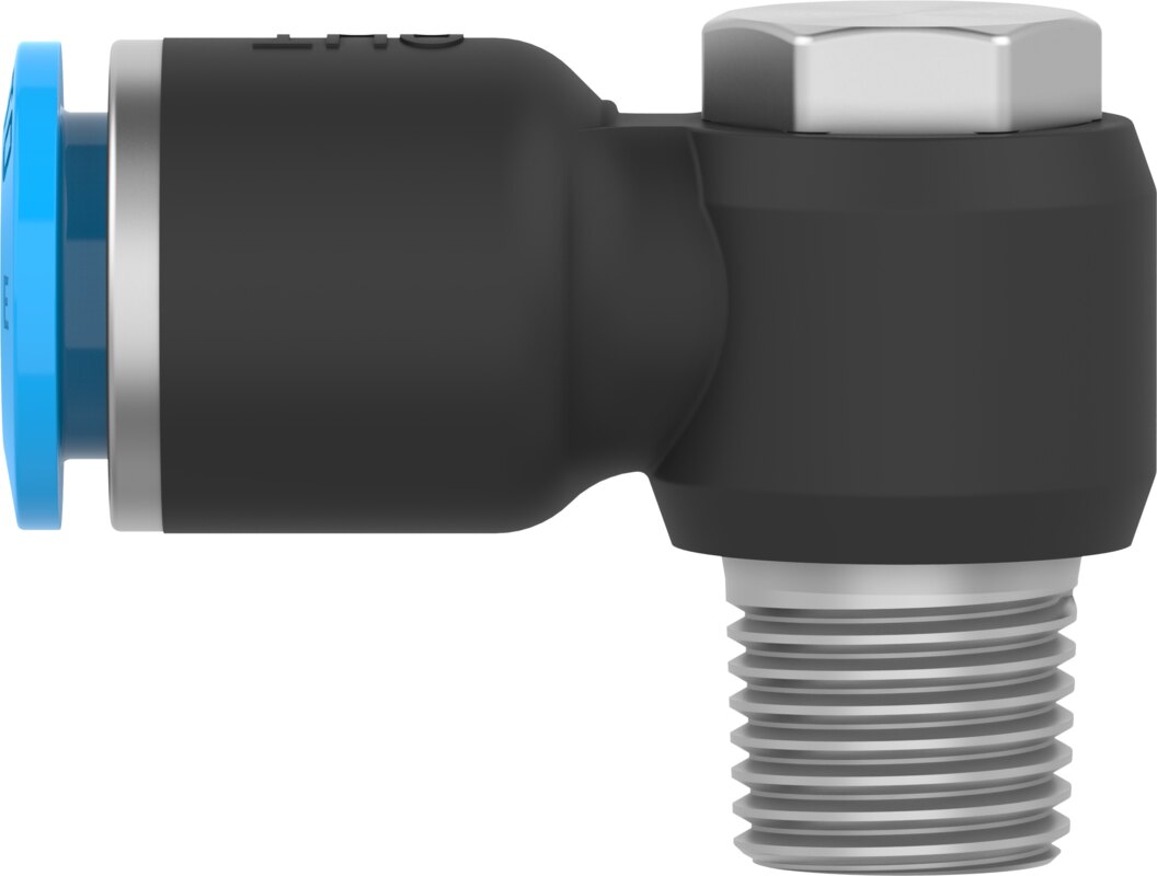 Push-in L-fitting