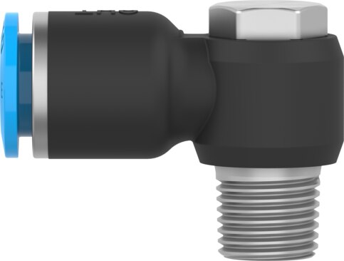 Push-in L-fitting