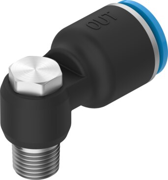Push-in L-fitting