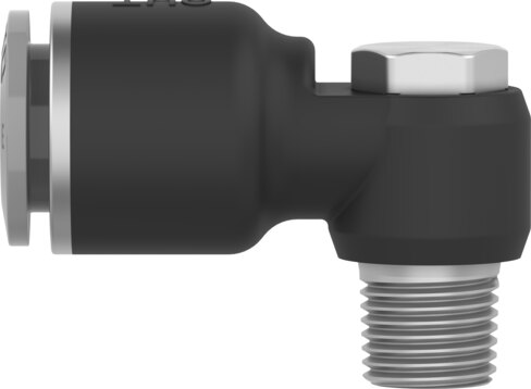 Push-in L-fitting