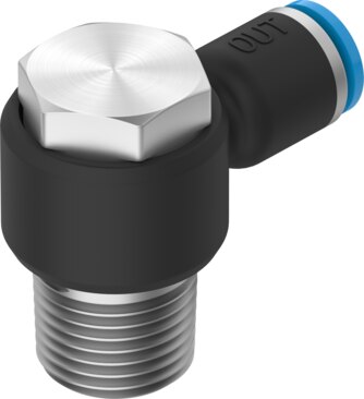 Push-in L-fitting