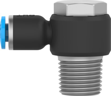 Push-in L-fitting
