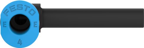 Push-in L-connector