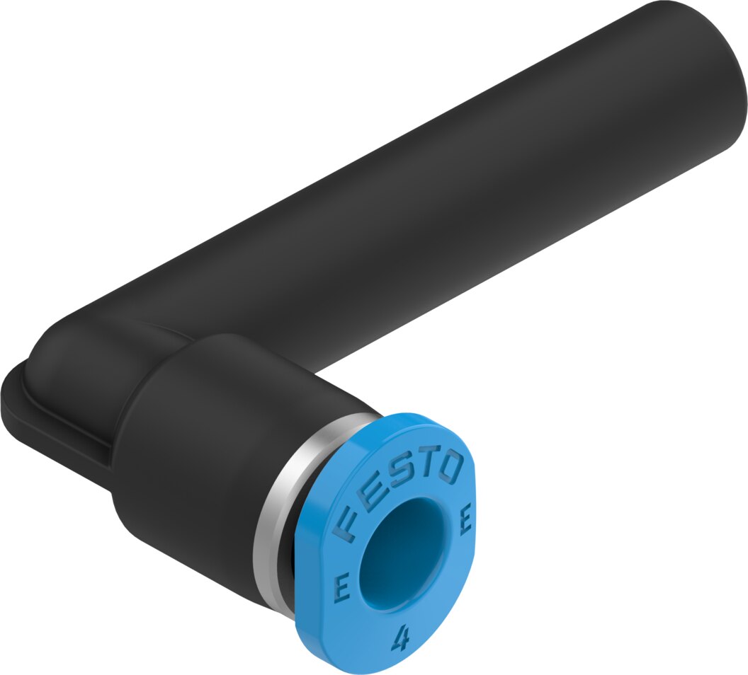 Push-in L-connector