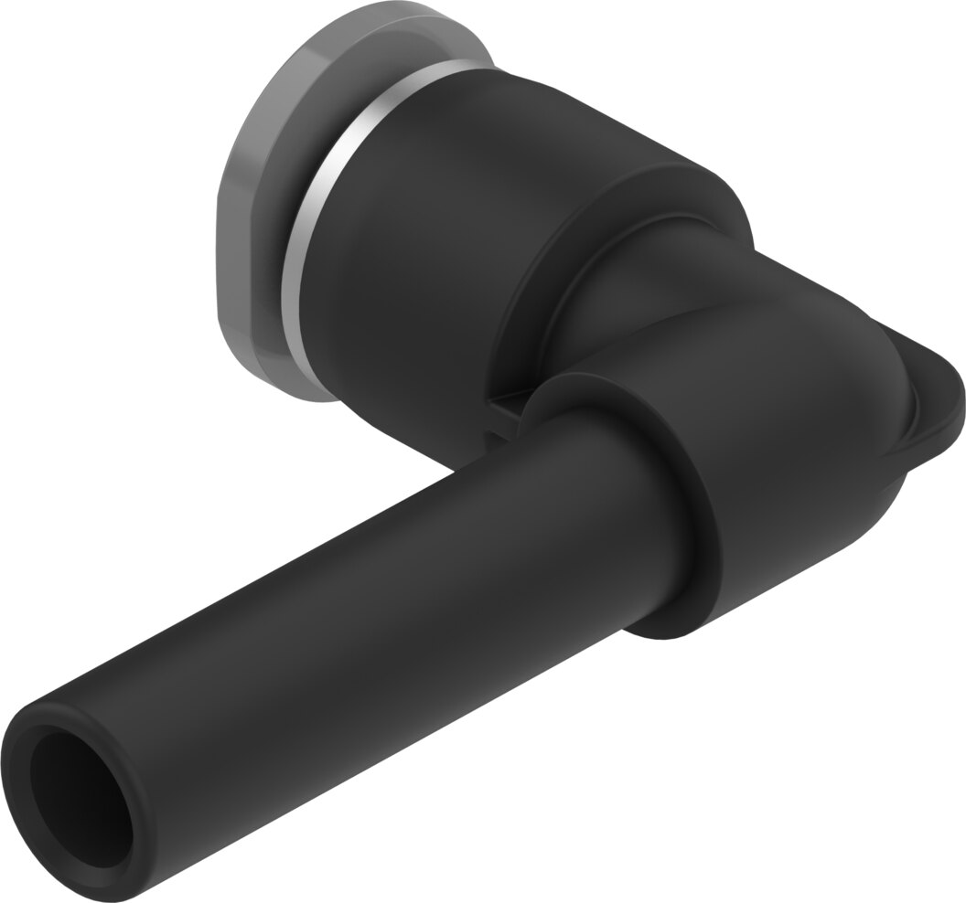 Push-in L-connector