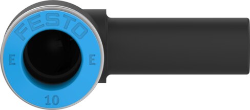 Push-in L-connector
