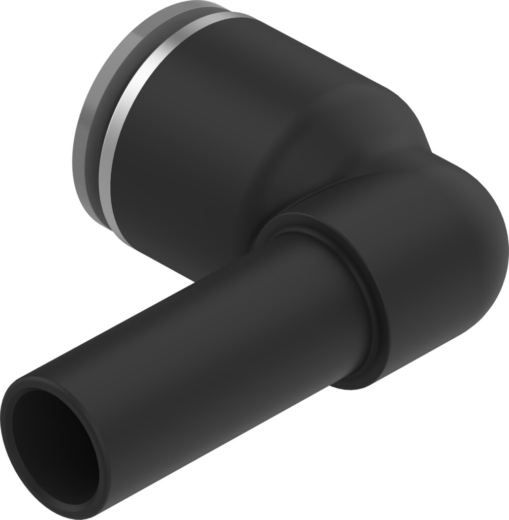 Push-in L-connector