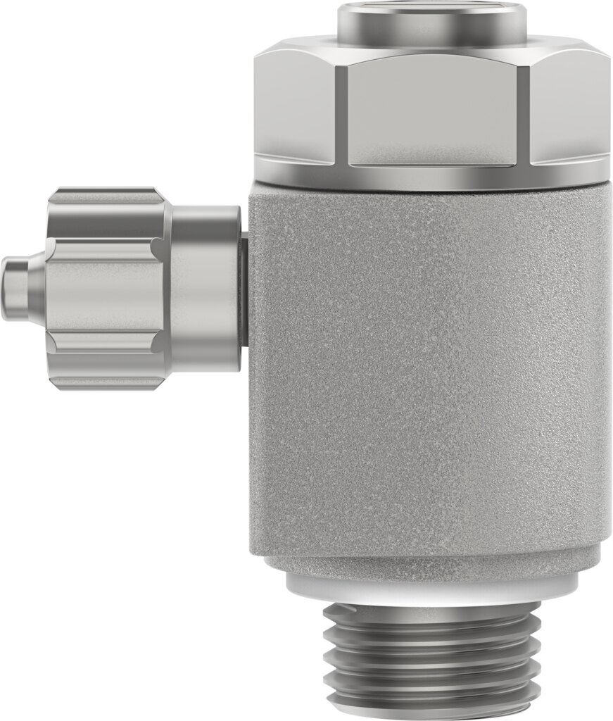 One-way flow control valve