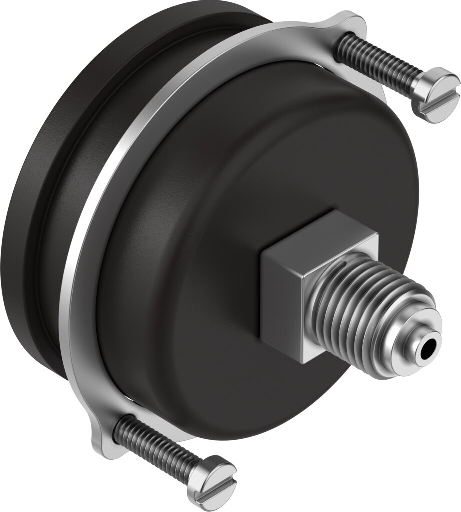Flanged pressure gauge