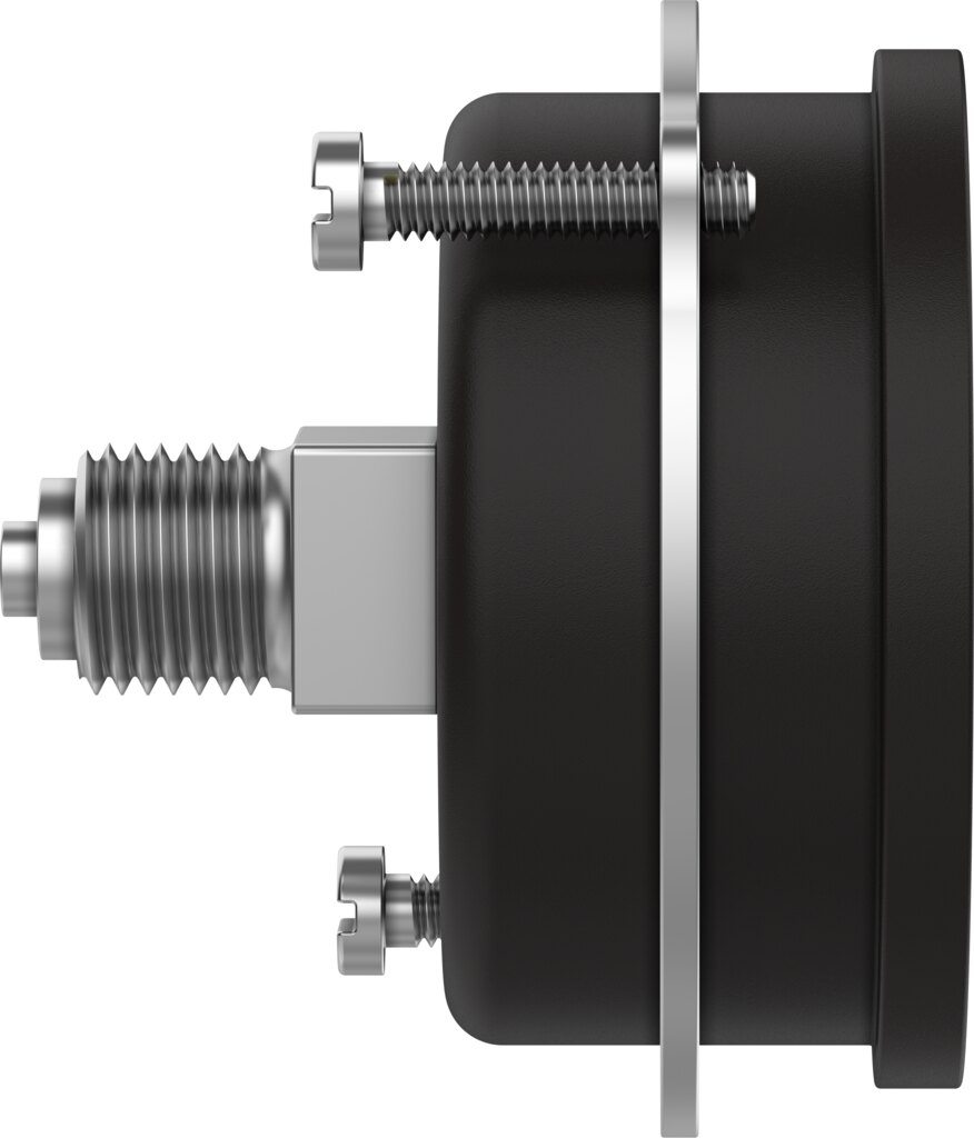 Flanged pressure gauge