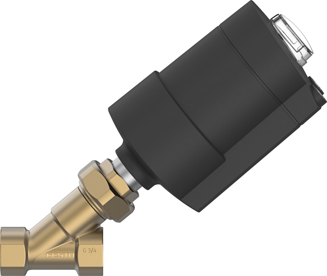 Angle seat valve