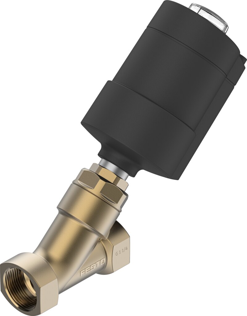 Angle seat valve