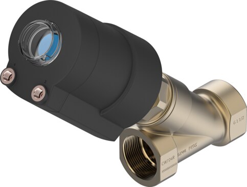 Angle seat valve