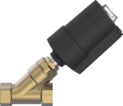 Angle seat valve