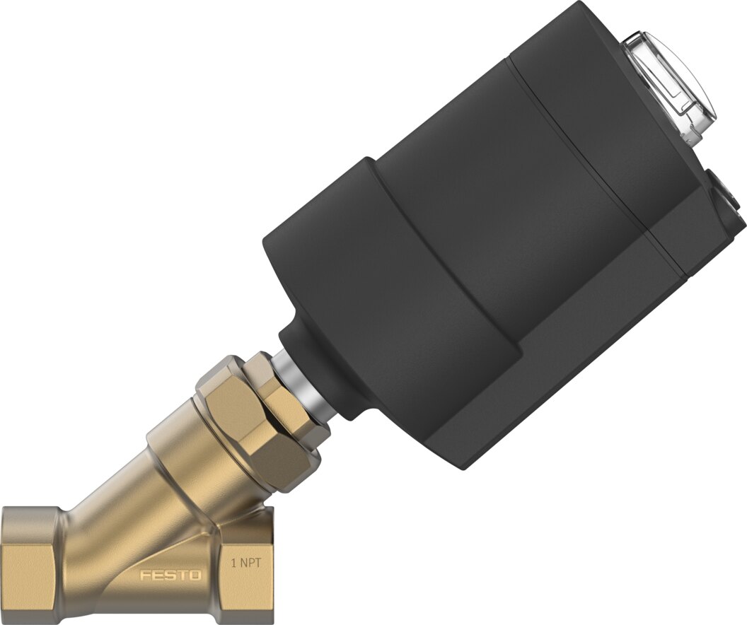 Angle seat valve