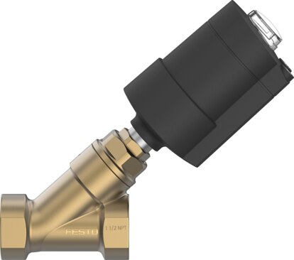 Angle seat valve