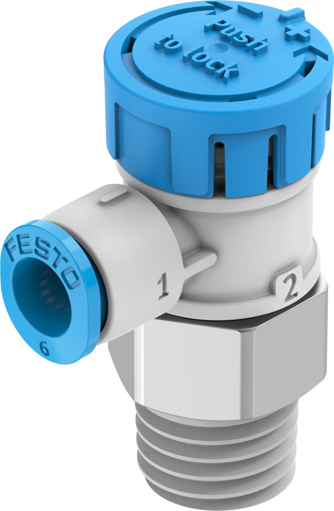 One-way flow control valve