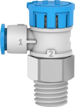 One-way flow control valve