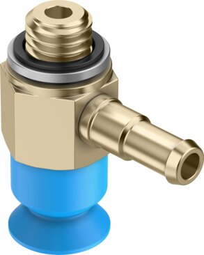 Suction cup with connection