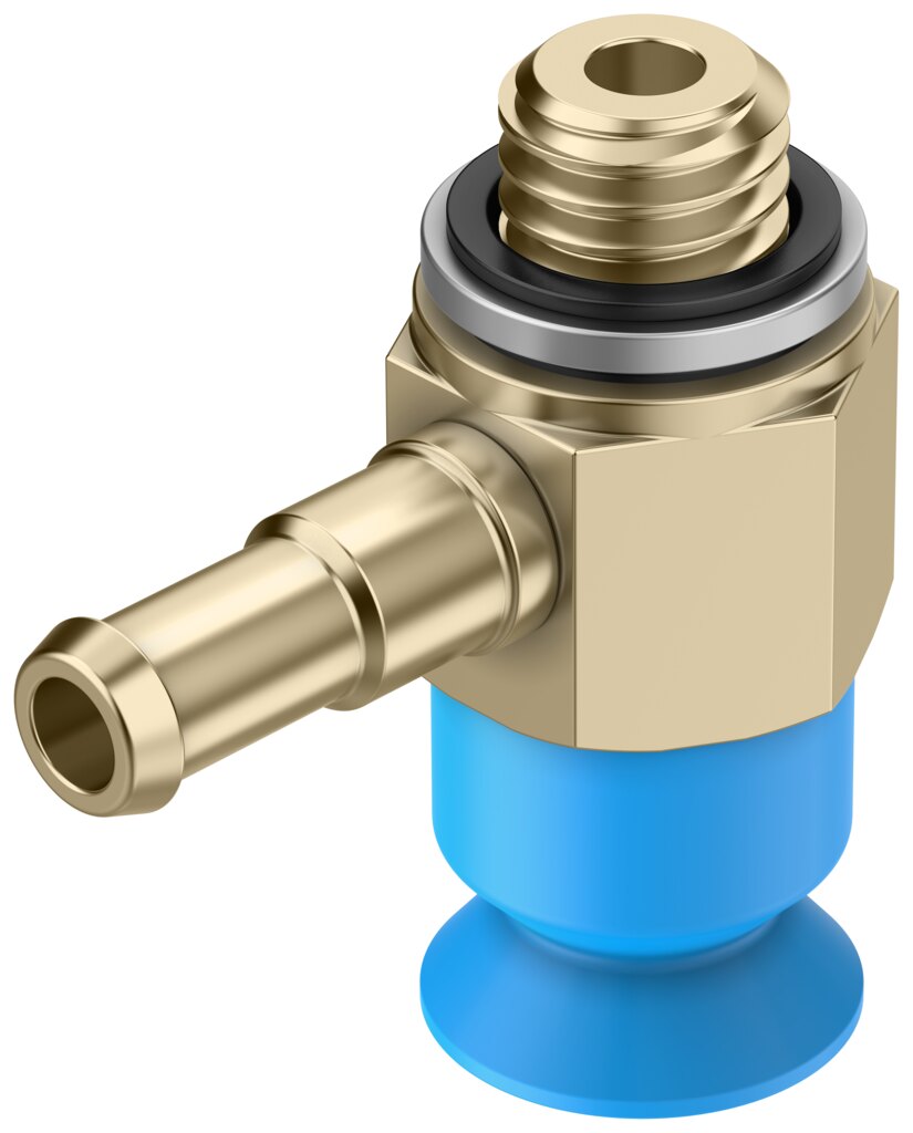 Suction cup with connection