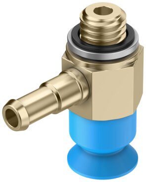 Suction cup with connection