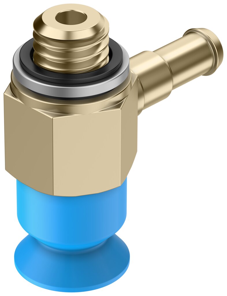 Suction cup with connection