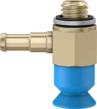 Suction cup with connection